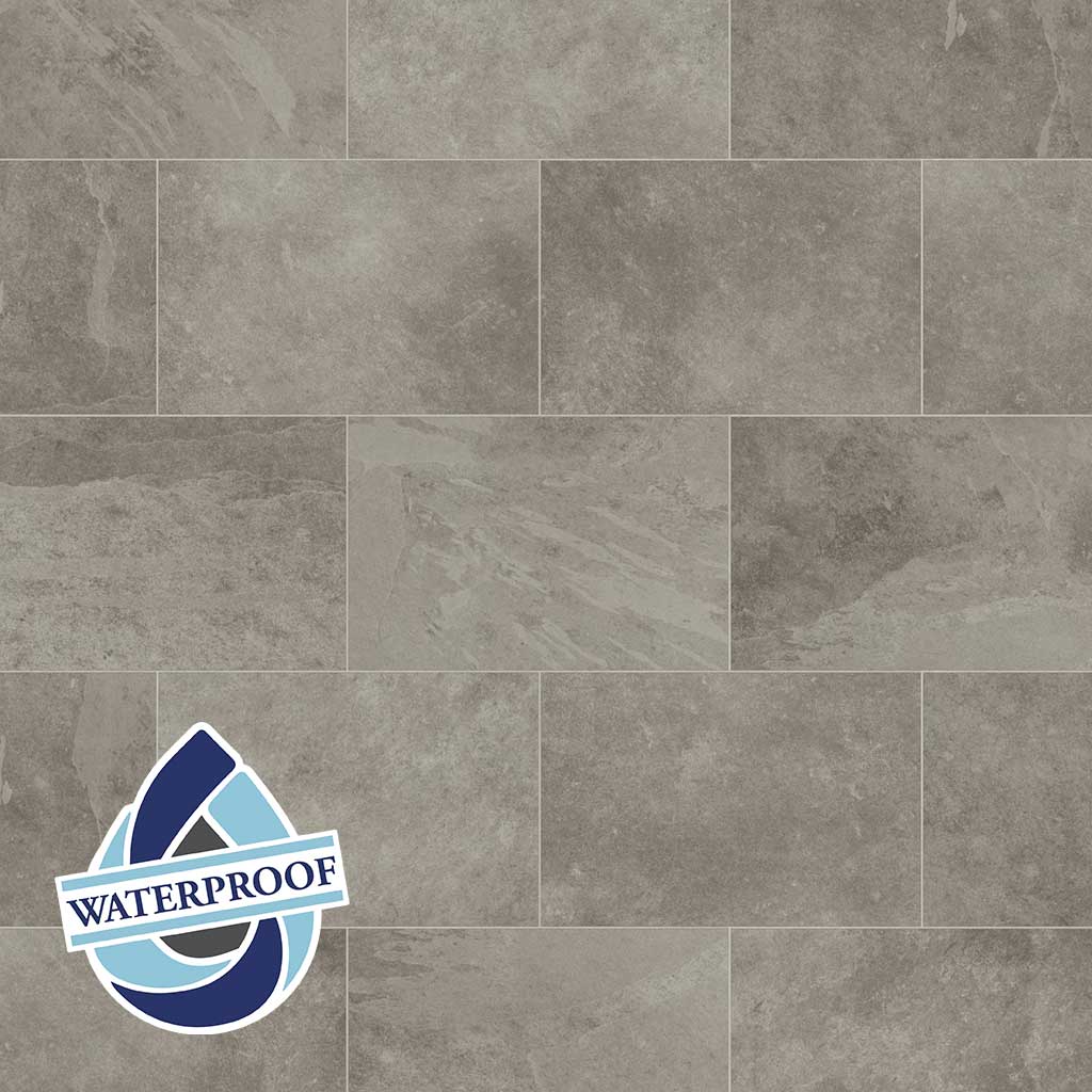 Grey Riven Slate Vinyl Flooring from Karndean, sold at Calhoun’s, Springfield, IL