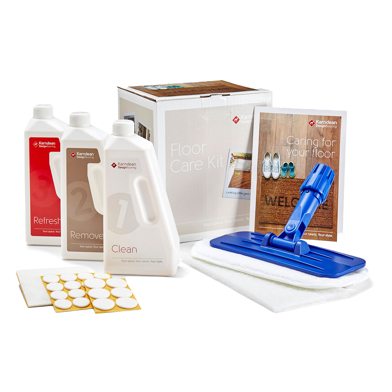 Luxury Vinyl Floor Care Kit Sold by Calhoun's, Springfield, IL Flooring Store