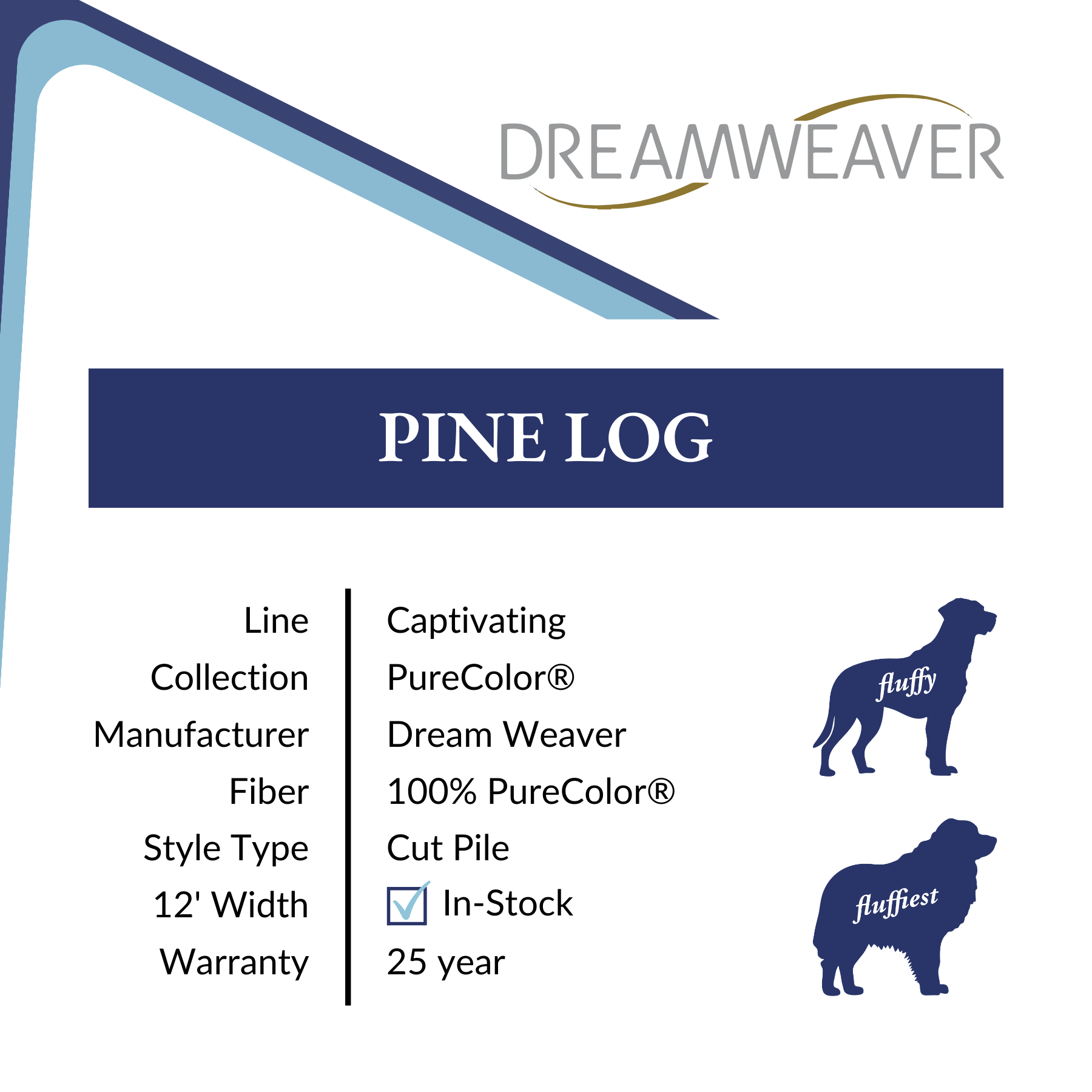 Pine Log by Dream Weaver sold at Calhoun's Springfield IL