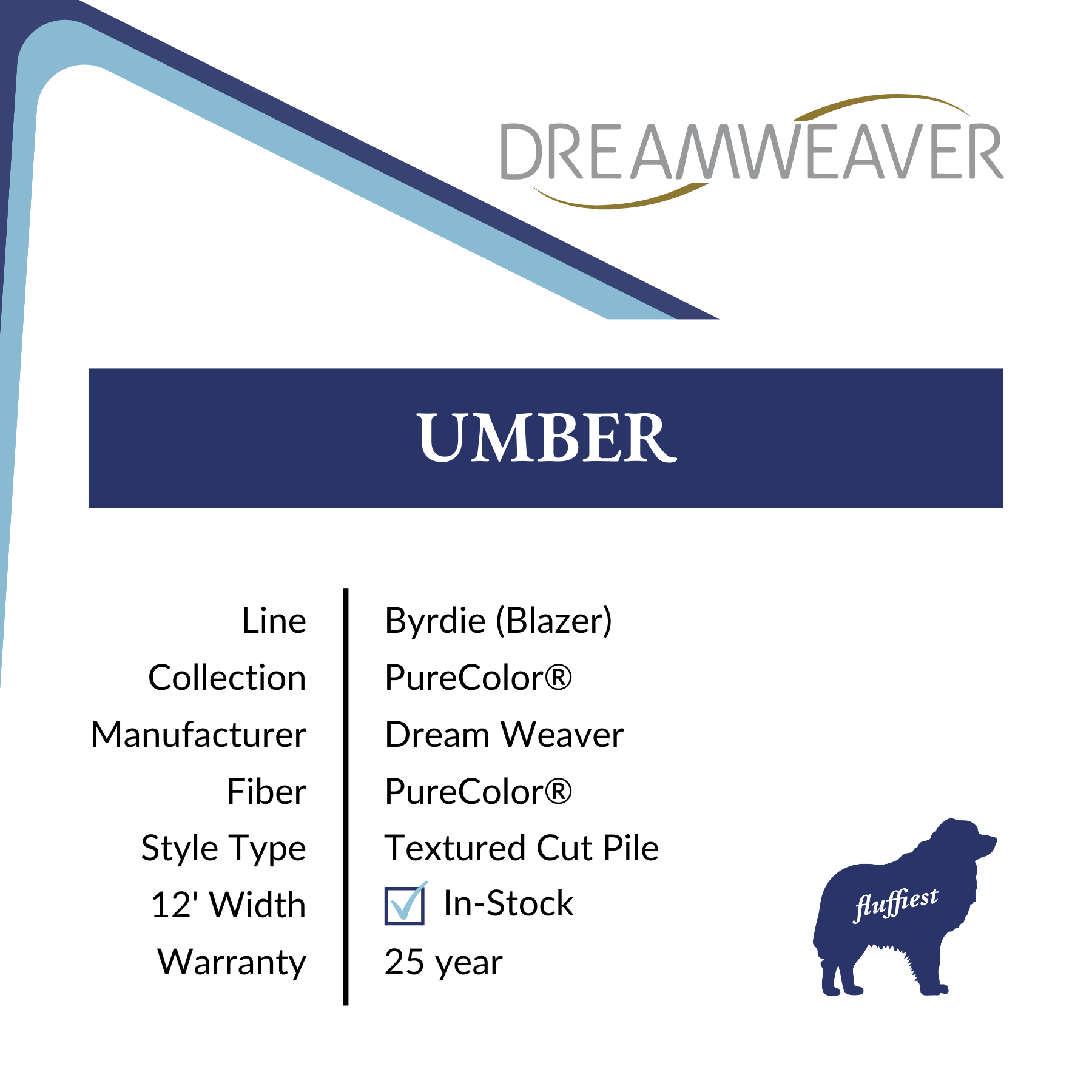 Umber Blazer carpet by Dreamweaver at Calhoun's Springfield IL