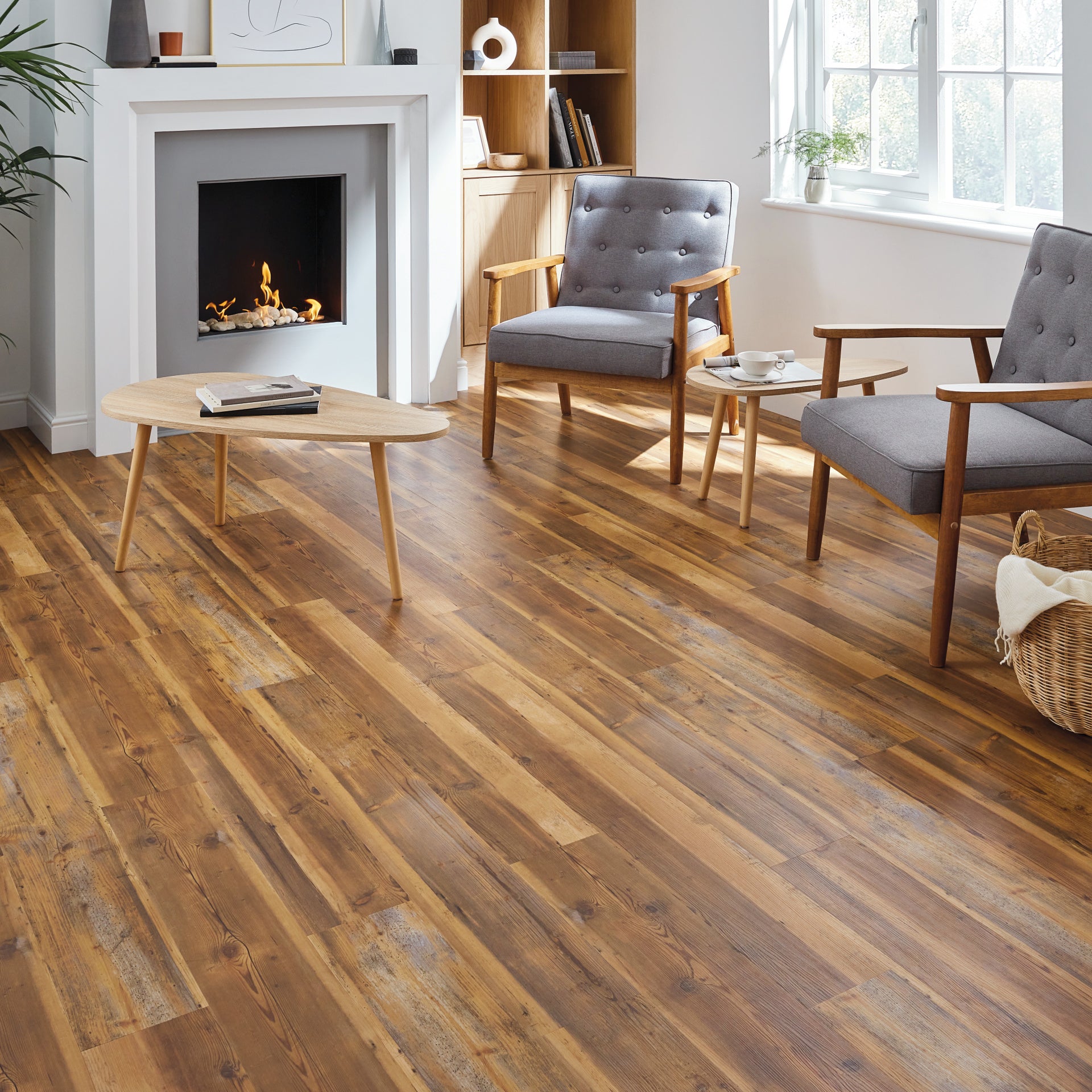 Vintage Pine Luxury Vinyl Flooring from Karndean, sold at Calhoun’s, Springfield, IL