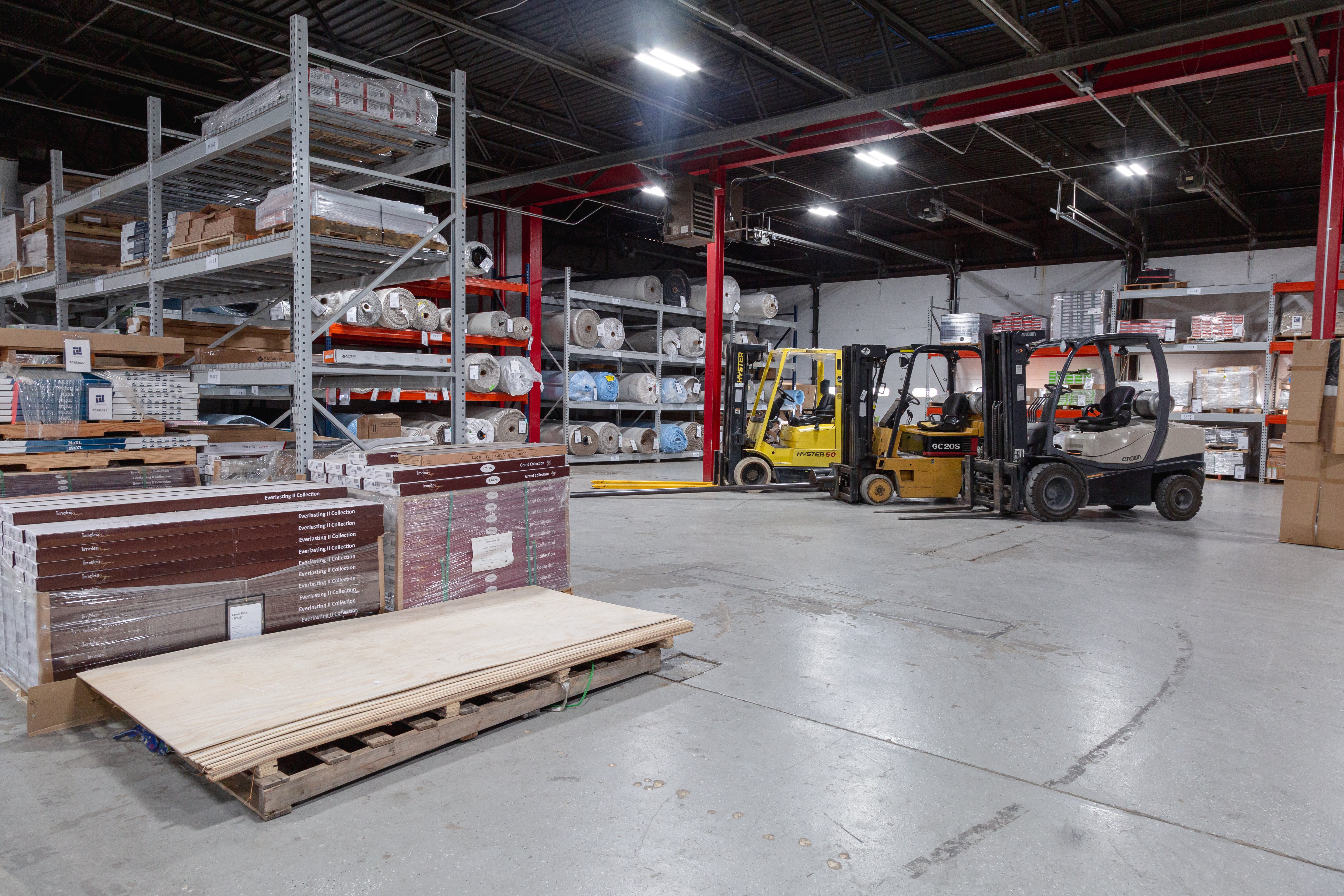 Massive selection of In Stock flooring at Calhoun's, Springfield, IL