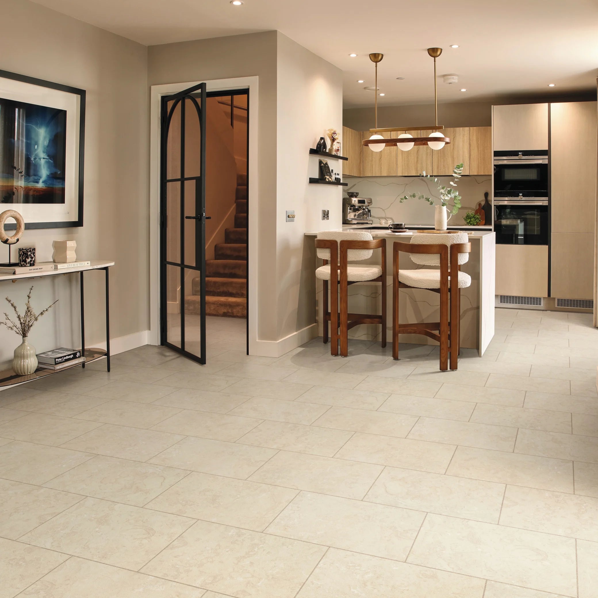 Natural Limestone LVT by Karndean at Calhoun's Flooring in Springfield, IL