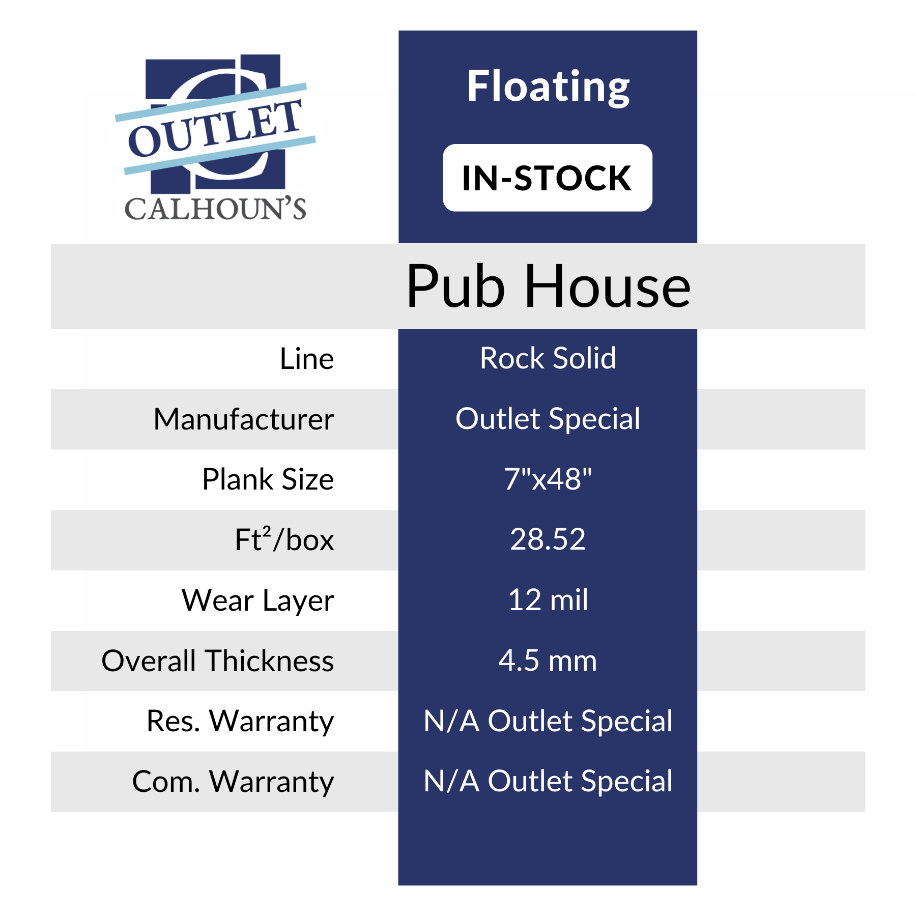Pub House Waterproof Luxury Vinyl Flooring at Calhoun's Springfield IL 